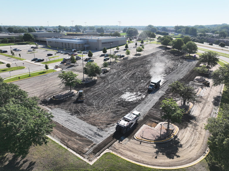 Burnsville High School Parking Lot