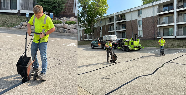 Asphalt Cracksealing in Minnesota
