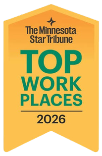 Star Tribune Top Places to Work in 2026 Badge