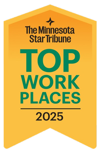 Star Tribune Top Places to Work in 2025 Badge